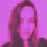 A photo of me, blurred